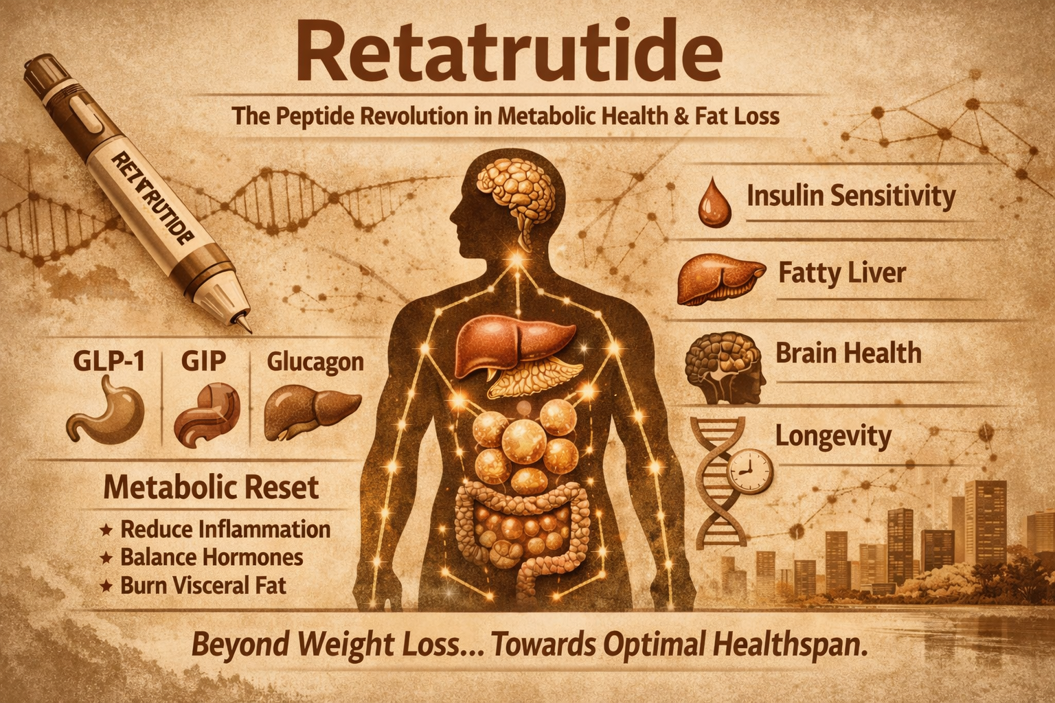 Retatrutide: The Peptide Redefining Metabolic Health, Inflammation, and Fat Loss.
